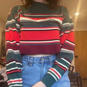 Funky fun cropped sweater
